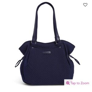 Vera Bradley Glenna Satchel in Navy